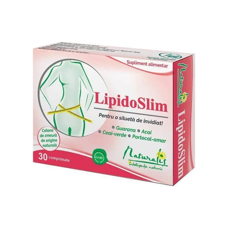 LipidoSlim, 30 comprimate, Naturalis — preț și oferte
