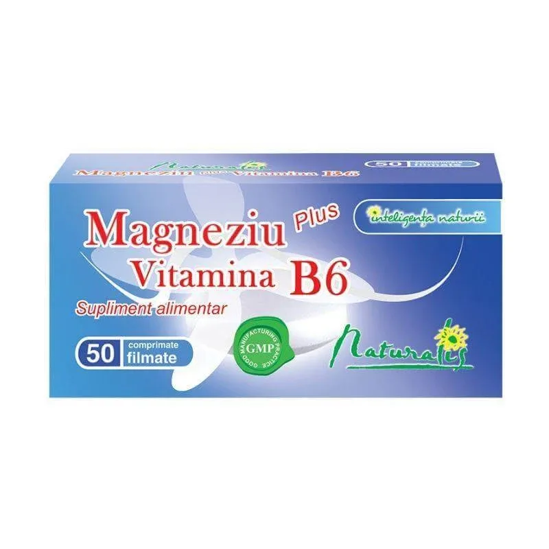 Naturalis Mg+ vit.B6 x 50cpr. film — preț și oferte