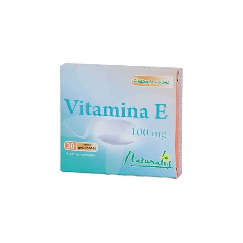 Naturalis Vitamina E 100mg x 30cp. — preț și oferte