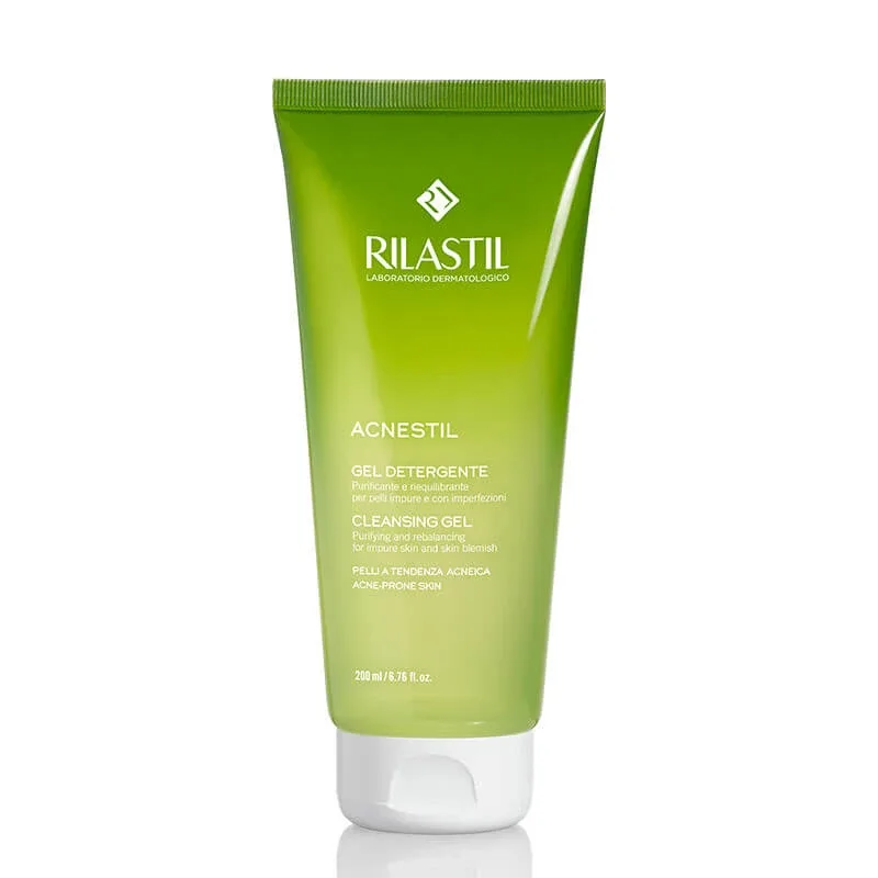Gel curățare ten cu tendință acneică Rilastil Acnestil, 200 ml, Istituto Ganassini Spa di Ricerche — preț și oferte