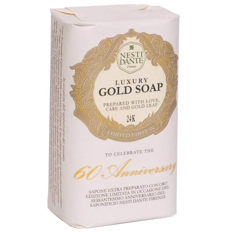 Sapun vegetal Luxury Gold cu frunza de aur x 250g Nesti Dante — preț și oferte