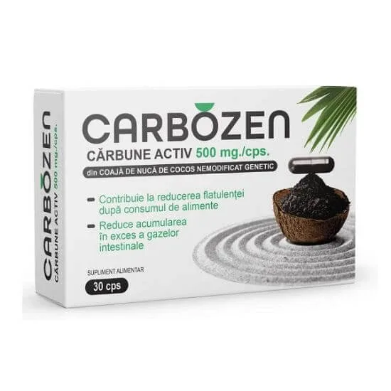 Carbozen, 30 capsule, Rotta Natura — preț și oferte