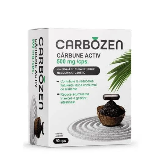 Carbozen, 90 capsule, Rotta Natura — preț și oferte