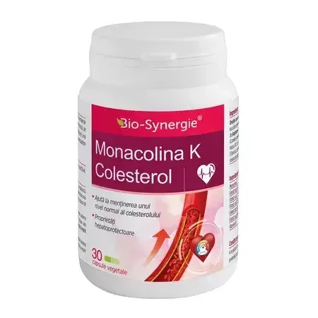 Monacolina K Colesterol, 30 capsule vegetale, Bio Synergie — preț și oferte