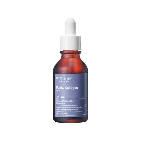 Serum anti-age cu absorbtie rapida Marine Collagen, 30 ml, Mary and May — preț și oferte