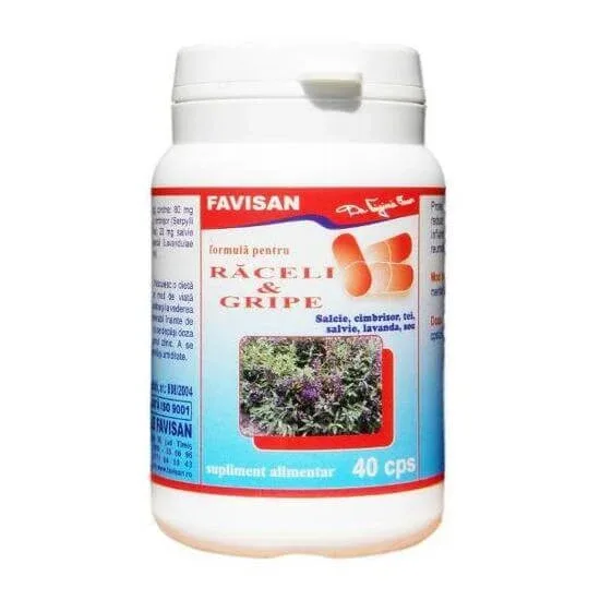Formula pentru Raceli si Gripe, 40 capsule, Favisan — preț și oferte