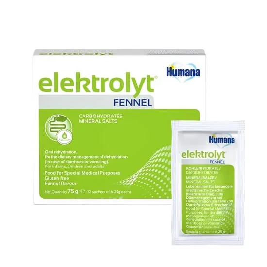 Elektrolyt cu fenicul, 75g, Humana — preț și oferte