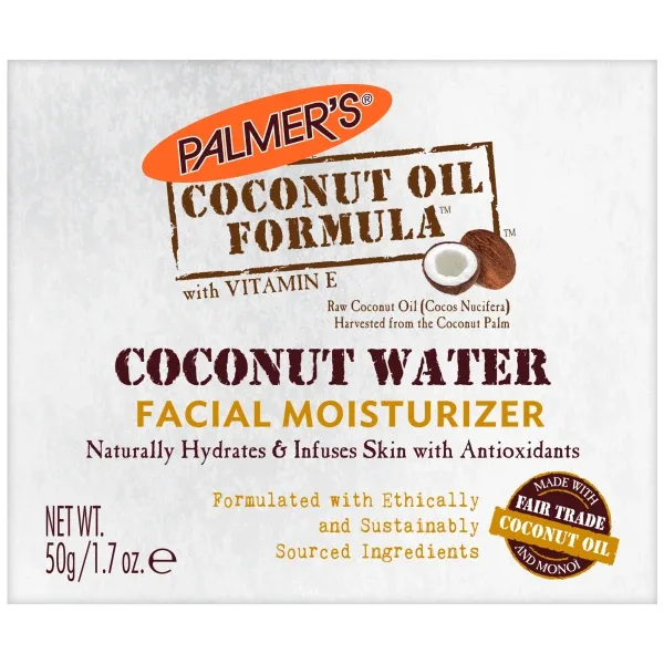 Crema hidratanta cu apa de cocos si acid hialuronic, 50g, Palmer`s — preț și oferte