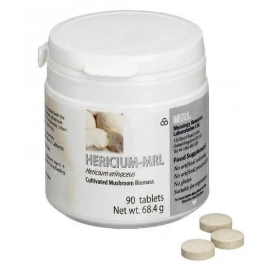 Hericium MRL, 90 tablete, Mycology Research Laboratories Mycolgy Research Laboratories — preț și oferte