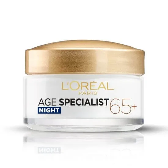 Crema antirid hranitoare de noapte Age Specialist 65+, 50 ml, Loreal — preț și oferte