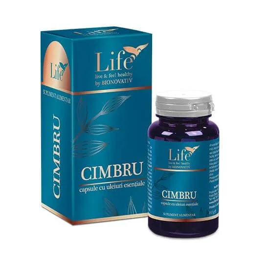 Capsule cu ulei esential de cimbru, 30 cps, Bionovativ — preț și oferte