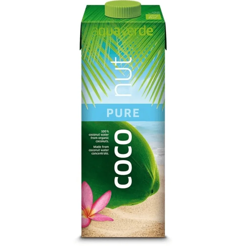 Apa de cocos, 1 litru, Aqua Verde — preț și oferte