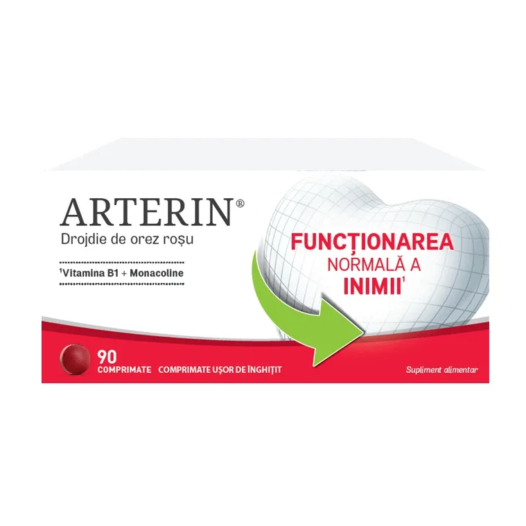 Arterin pentru funcția normală a inimii, 90 de comprimate, Omega Pharma — preț și oferte