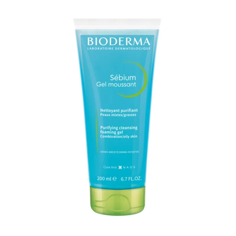 Gel spumant purifiant Sebium, 200 ml, Bioderma — preț și oferte