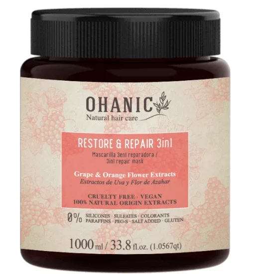 Masca de par 3 in 1 pentru reparare, 1000 ml, Ohanic — preț și oferte