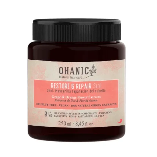 Masca de par 3 in 1 pentru reparare, 250 ml, Ohanic — preț și oferte