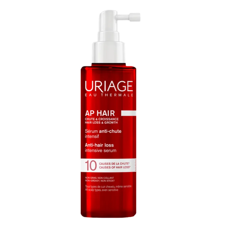 Ser intensiv impotriva caderii parului AP Hair, 200 ml, Uriage — preț și oferte