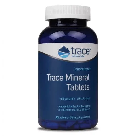 ConcenTrace - Tablete Concentrate in Oligominerale Marine, 90 tablete, Trace Minerals — preț și oferte