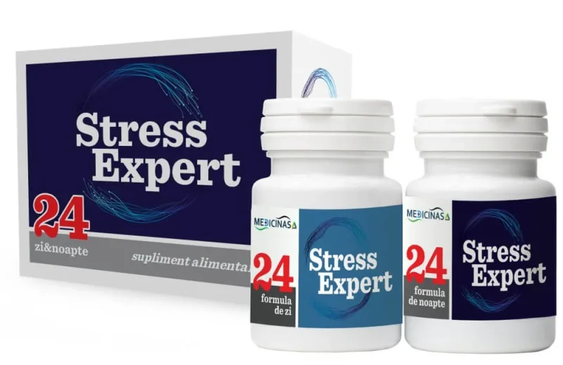 Stress Expert 24 Day and Night, 60 capsule, Medicinas — preț și oferte