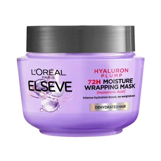 Masca intens hidratanta pentru par deshidratat Hyaluron Plump, 300 ml, Elseve — preț și oferte