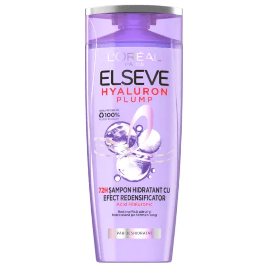 Sampon hidratant pentru par deshidratat Hyaluron Plump, 250 ml, Elseve — preț și oferte