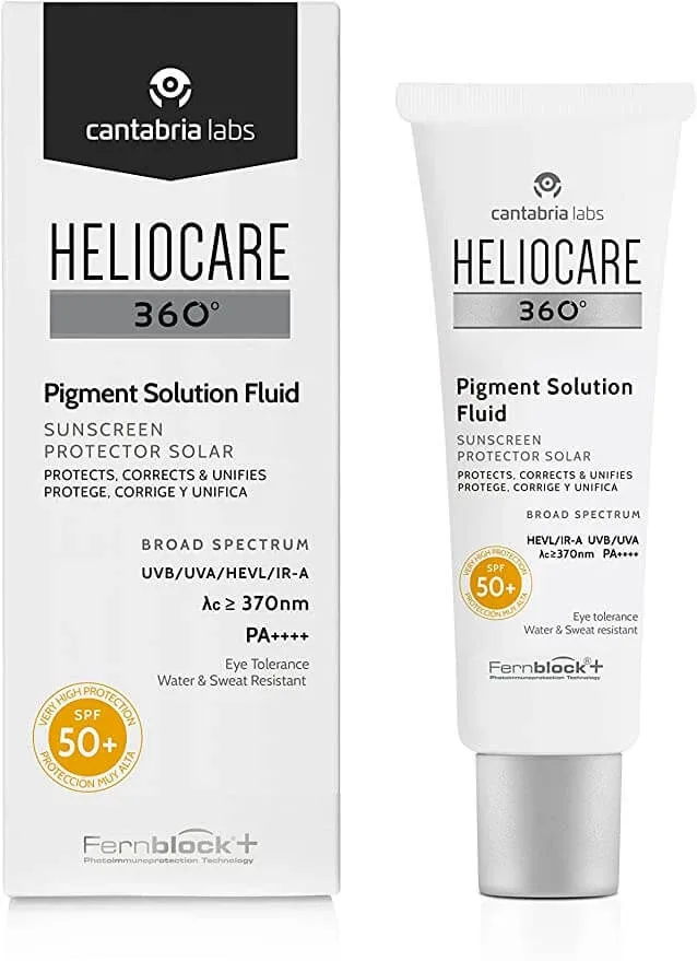 Fluid protectie solara SPF50+ Heliocare 360º Pigment Solution, 50 ml, Cantabria — preț și oferte