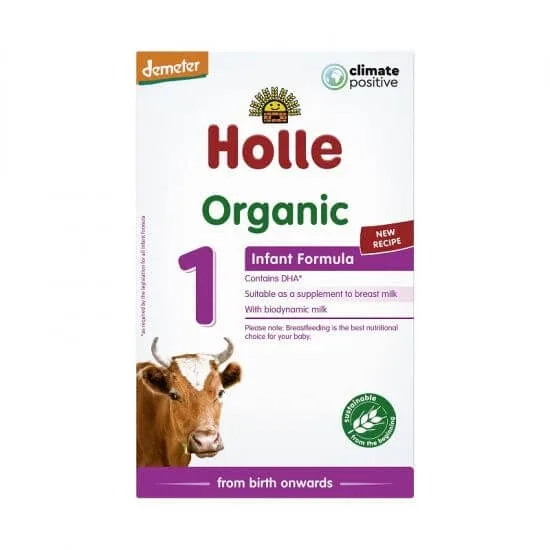 Lapte praf Formula 1 pentru sugari, 400 gr, Holle Baby — preț și oferte
