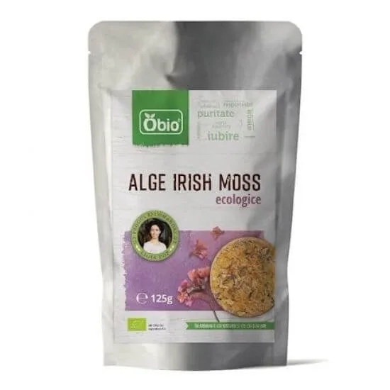 Alge eco Irish Moss Raw, 125g, Obio — preț și oferte