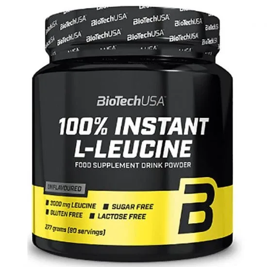 Aminoacid esential Instant L-Leucine, 3000 mg, 227 g, Biotech USA — preț și oferte