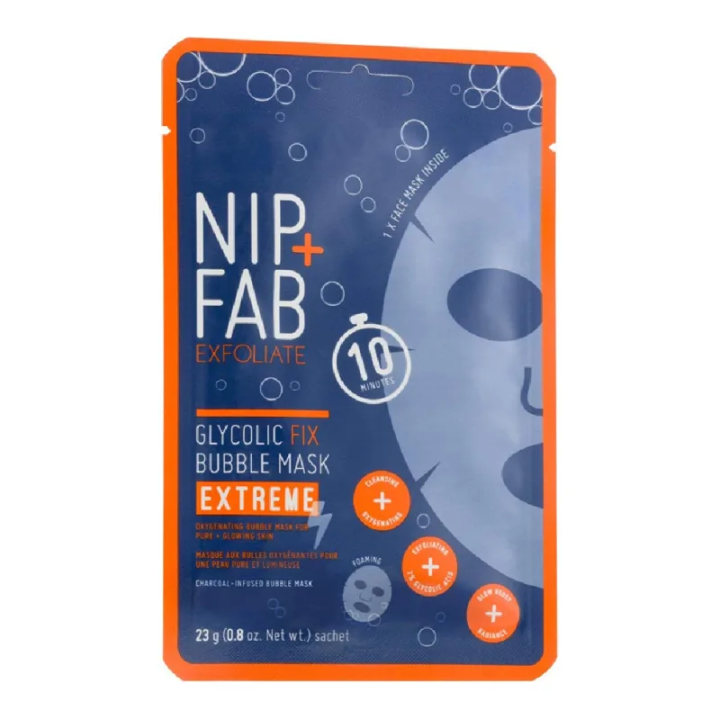 Masca servetel pentru fata Glycolic Fix, 23g, Nip+Fab — preț și oferte