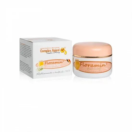Crema de fata cu miere si flori de salcam Floramin, 50 ml, Complex Apicol — preț și oferte