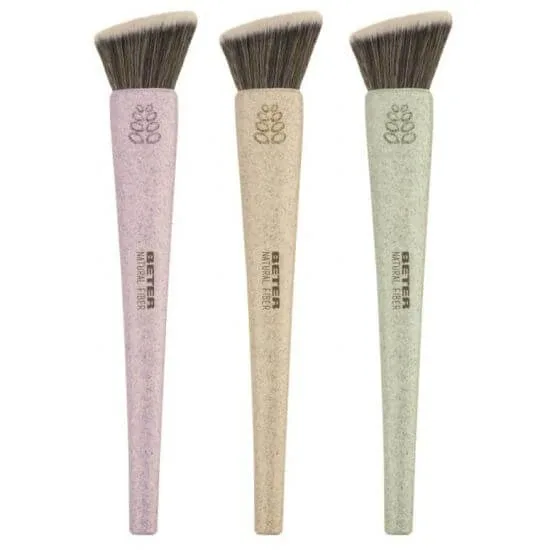 Pensula cu varf oblic Kabuki Natural Fiber, 1 bucata, Beter — preț și oferte