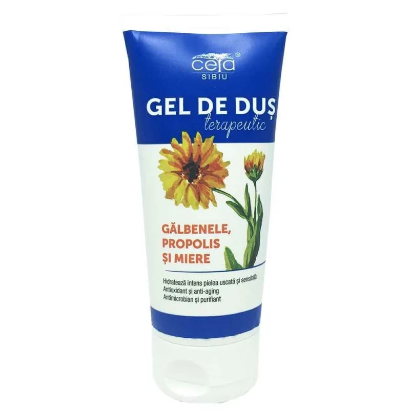 Gel de dus cu Galbenele, Propolis si Miere 200ml Ceta Sibiu — preț și oferte