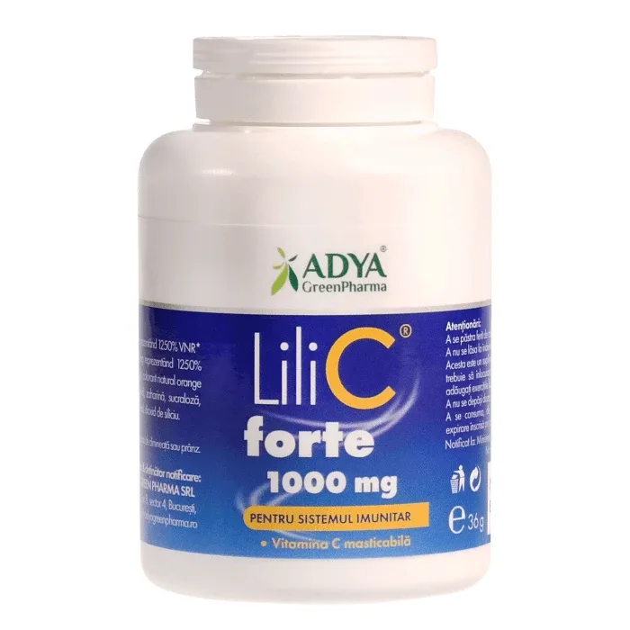 Lili C Forte 1000mg x 30cpr Adya Green Adya GreenPharma — preț și oferte