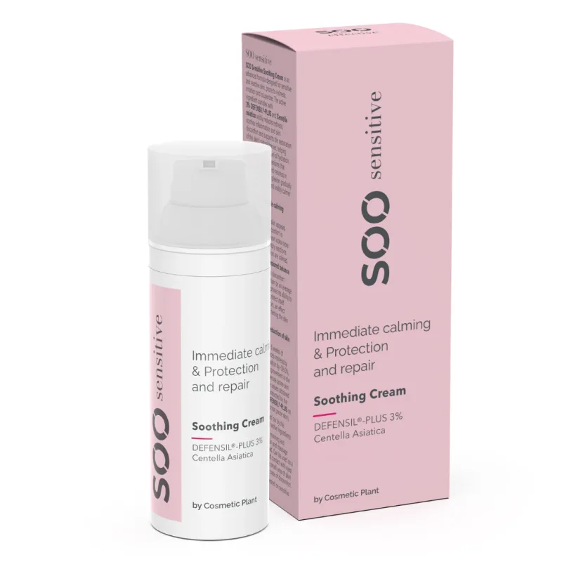 Cremă pentru ten sensibil si reactiv Soo Sensitive 50ml, Cosmetic Plant — preț și oferte