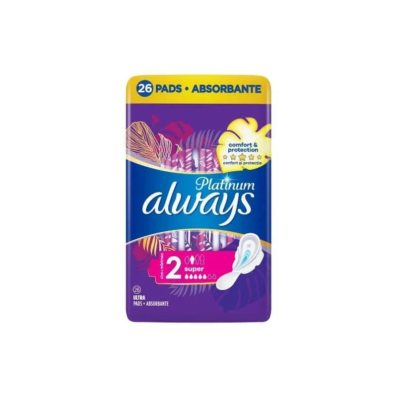 Always Platinum Super, 26 buc — preț și oferte