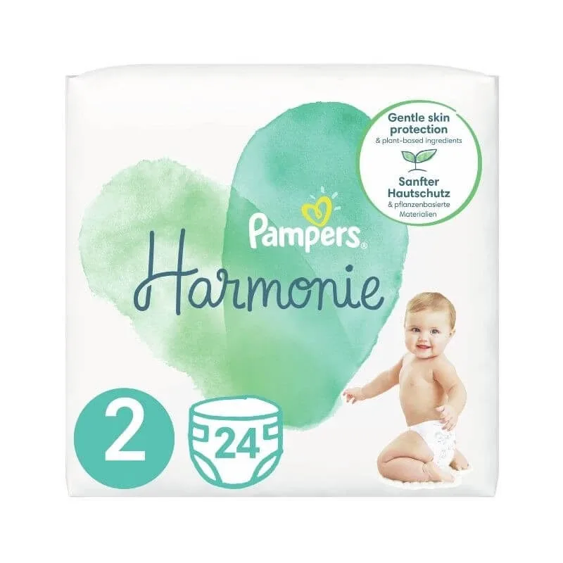 Pampers Harmonie 2, 4-8kg (24) — preț și oferte