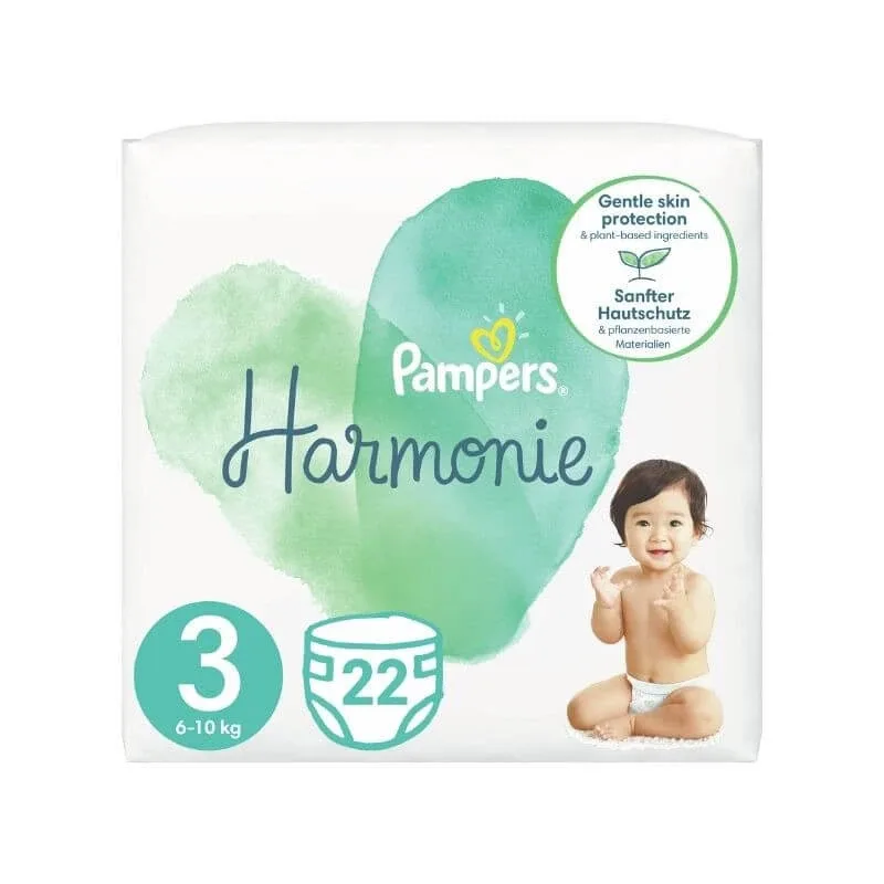 Pampers Harmonie 3, 6-10kg (22) — preț și oferte
