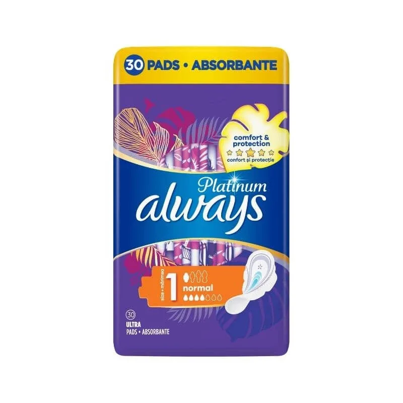 Always Platinum Normal Quattro, 30 buc — preț și oferte