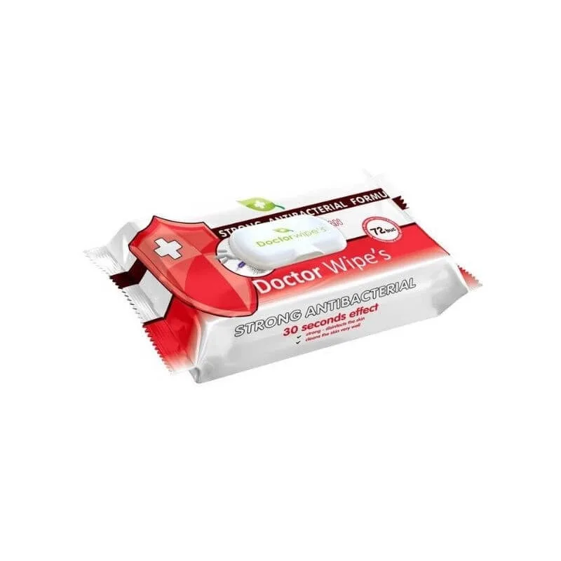 Servetele umede ANTIBACTERIAN CC x 72 buc,  Dr. Wipes Doctor Wipe's — preț și oferte
