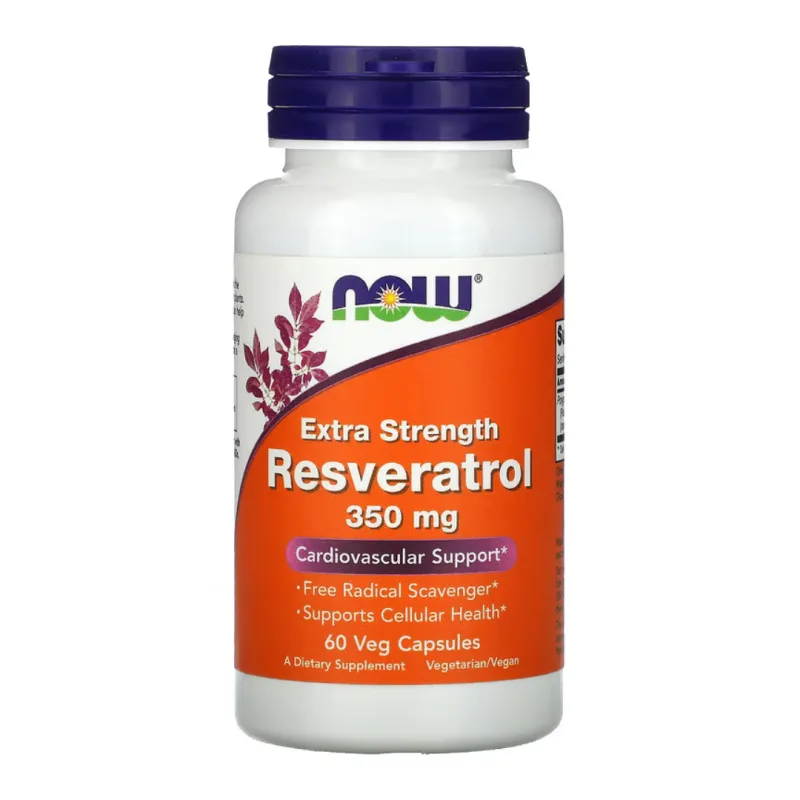 Resveratrol Forte 350mg, 60 capsule, Now Foods — preț și oferte