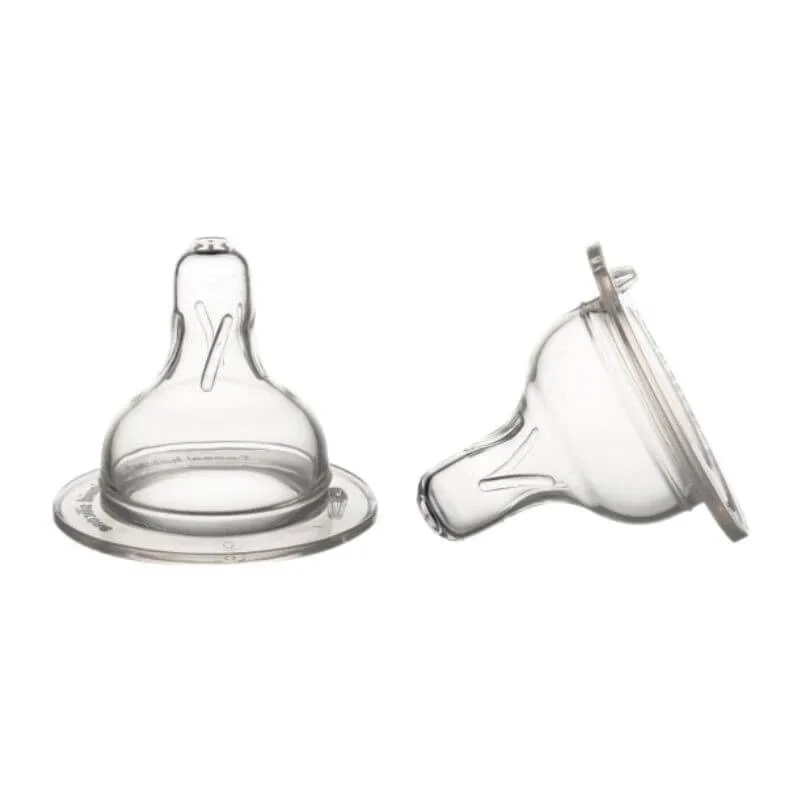 Canpol Babies Tetina Silicon Flux Variabil 2 buc pt biberon cu gat larg 21/734 — preț și oferte