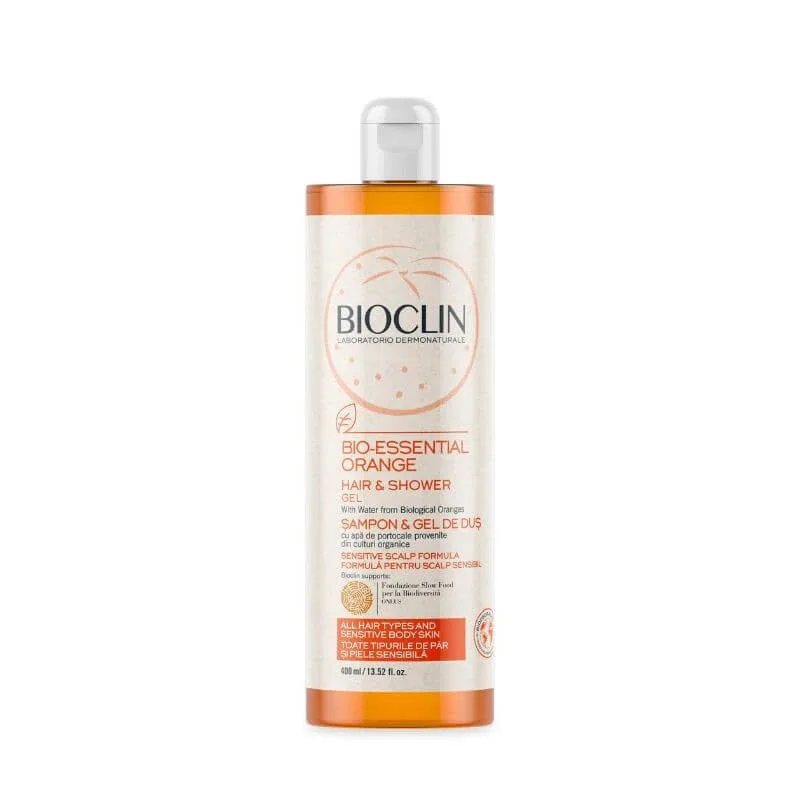 BIOCLIN BIO-ORANGE Sampon&gel de dus, 400 ml RO — preț și oferte