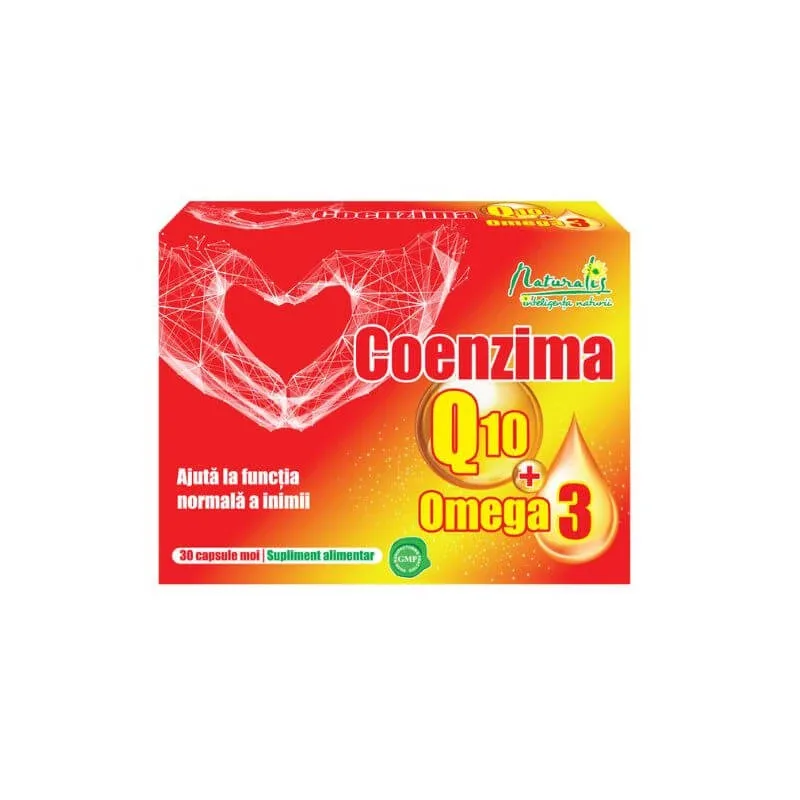 Naturalis Coenzima Q10 + Omega 3 x 30 cps. — preț și oferte