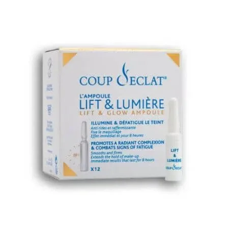 Fiole lift si luminozitate Coup D'eclat, 12 bucati, Asepta — preț și oferte
