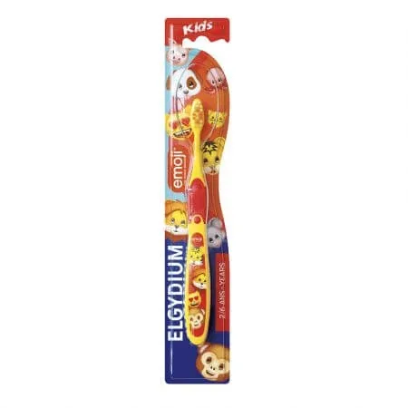 Periuta de dinti pentru copii kids Emoji, Elgydium — preț și oferte