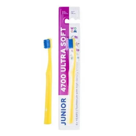 Periuta de dinti Junior 4700 Ulta Soft, 1 buc, Woom — preț și oferte