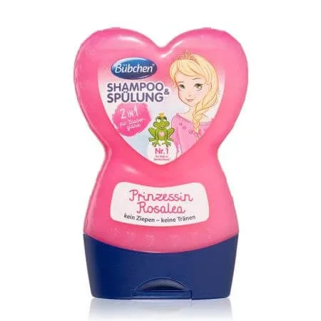 Sampon & balsam 2 in 1 Printesa Rosalea, + 3 ani, 230 ml, Bubchen — preț și oferte
