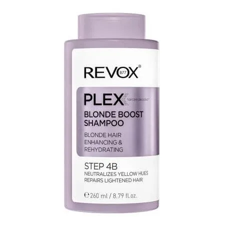 Sampon nuantaor pentru par blond B77 Plex, 260 ml, Revox — preț și oferte