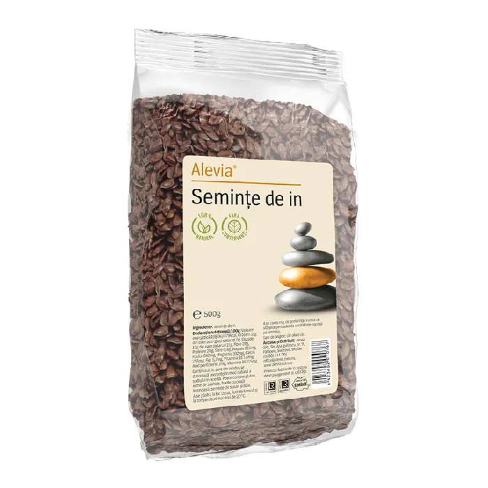 Seminte de In, 500 g, Alevia — preț și oferte